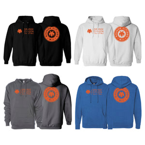Savage Citizen Jiu Jitsu Academy Sweater Hoodie #8050 A (Orange Logo)