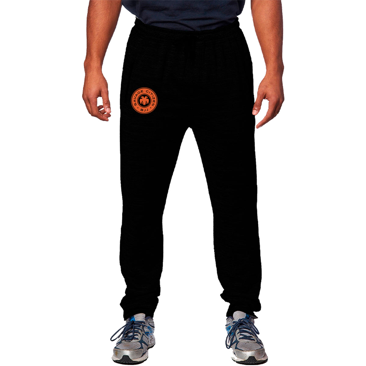 Savage Citizen Jiu Jitsu Academy Joggers #8050 A (Orange Logo)