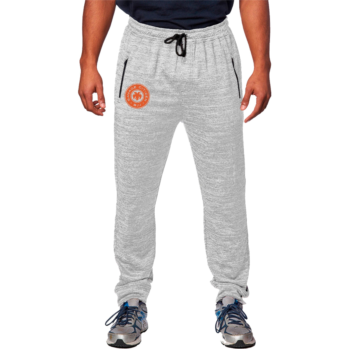 Savage Citizen Jiu Jitsu Academy Joggers #8050 A (Orange Logo)
