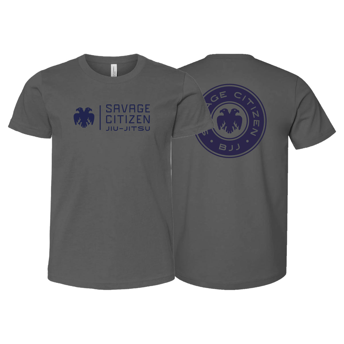 Savage Citizen Jiu Jitsu Academy Kids Shirts #8050 C (Blue Logo)