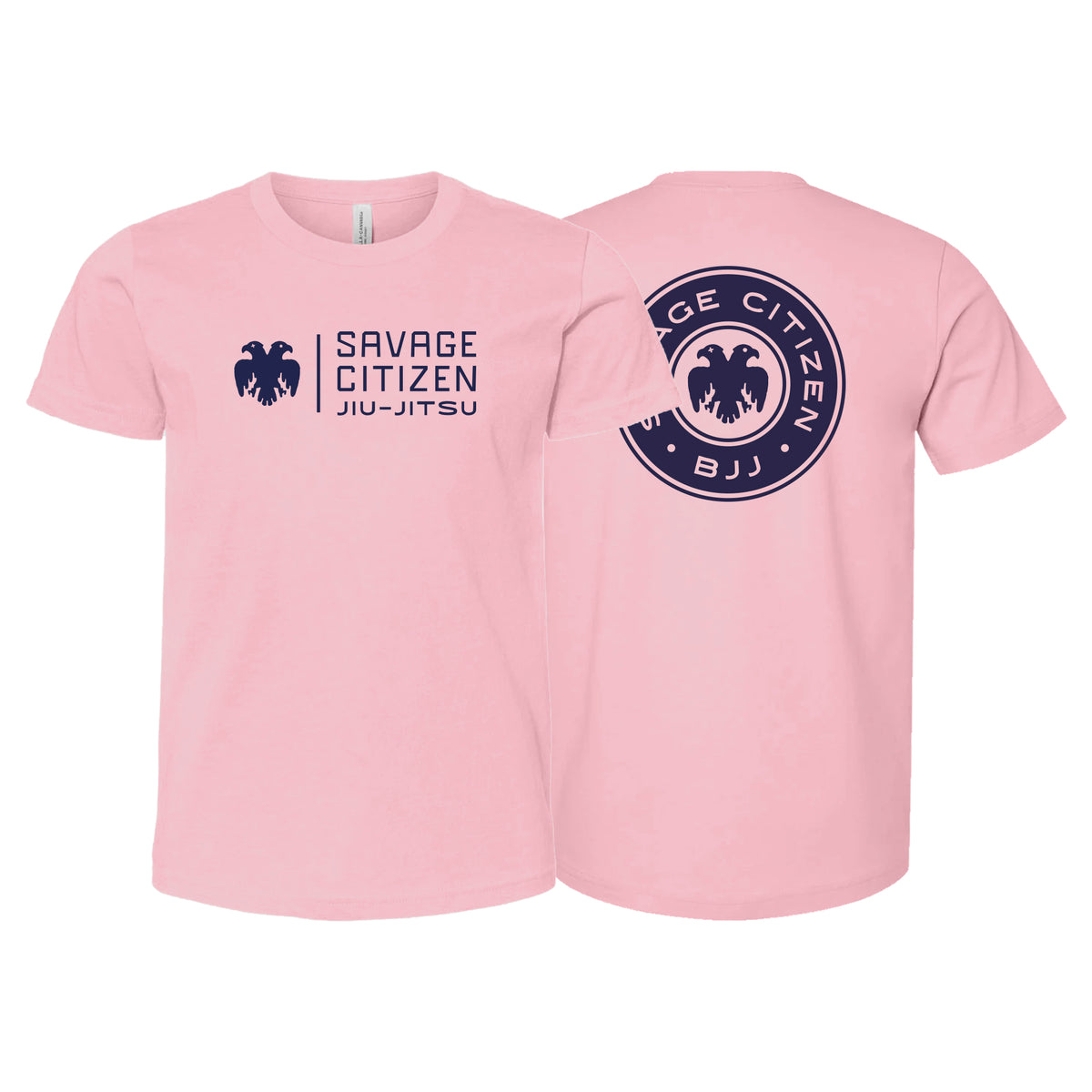 Savage Citizen Jiu Jitsu Academy Kids Shirts #8050 C (Blue Logo)