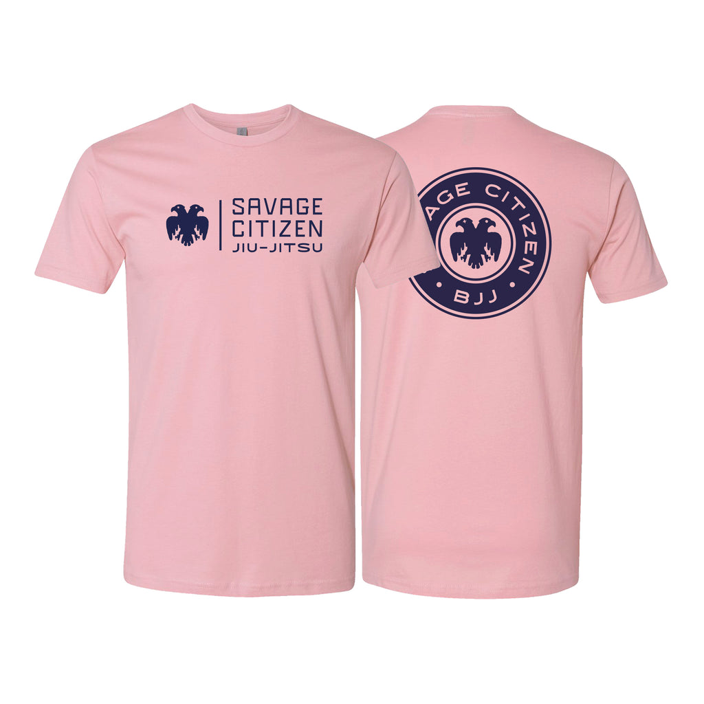 Savage Citizen Jiu Jitsu Next Level Adult Shirts #8050 C (Blue Logo)