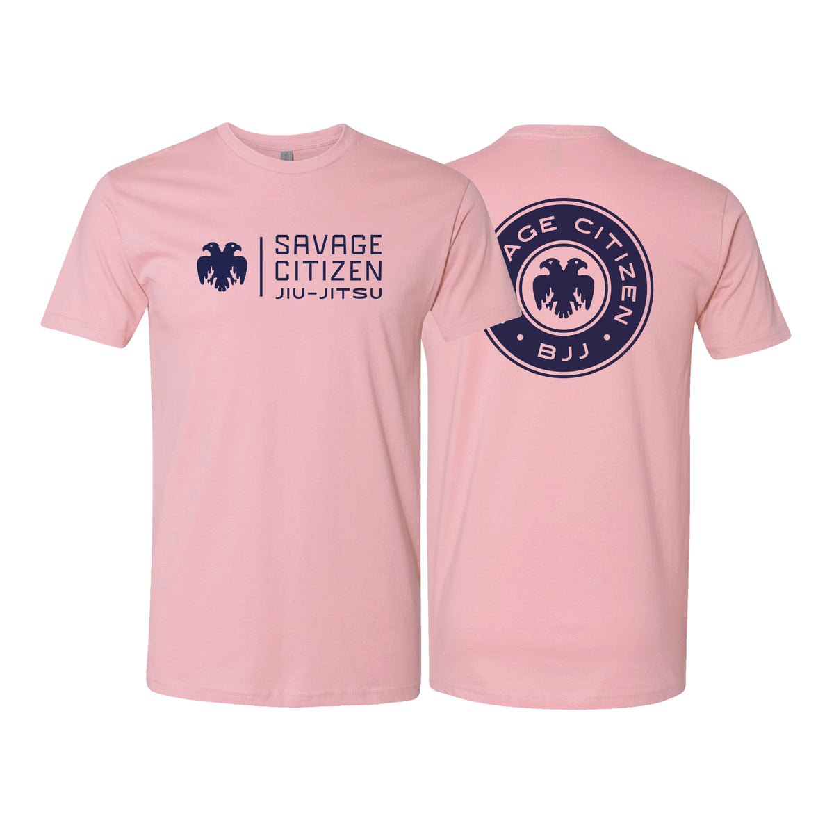Savage Citizen Jiu Jitsu Next Level Adult Shirts #8050 C (Blue Logo)