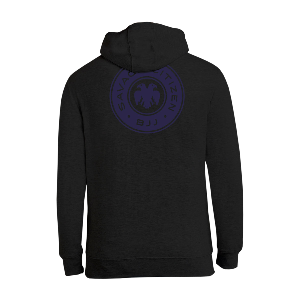 Savage Citizen Jiu Jitsu Academy Zip-Up Hoodies #8050 D (Blue Logo)