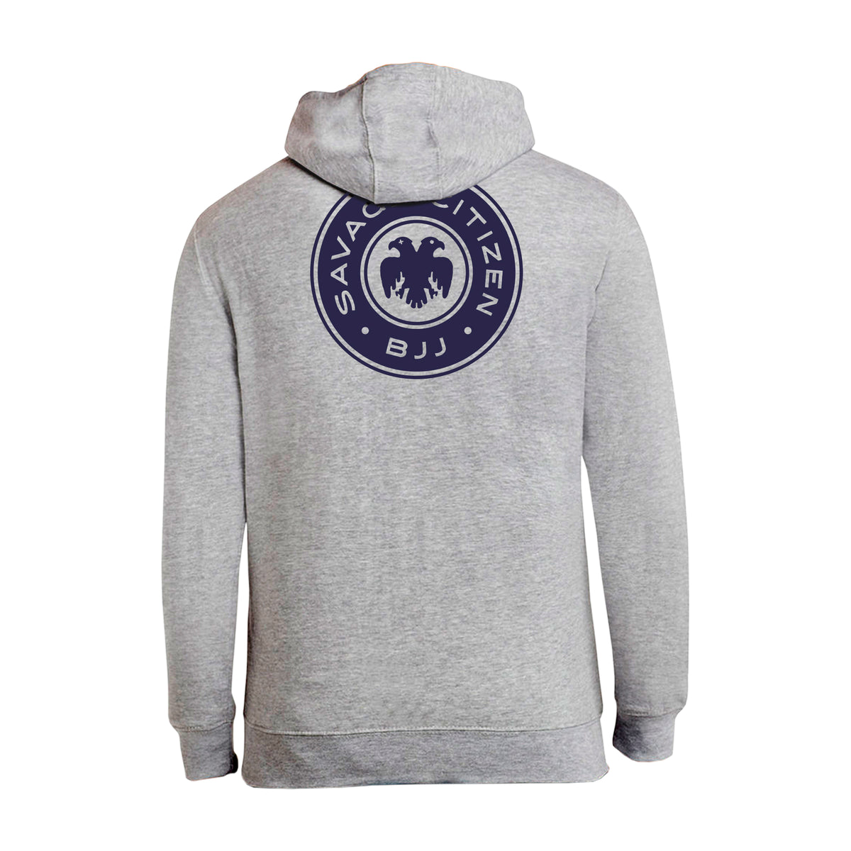 Savage Citizen Jiu Jitsu Academy Zip-Up Hoodies #8050 D (Blue Logo)
