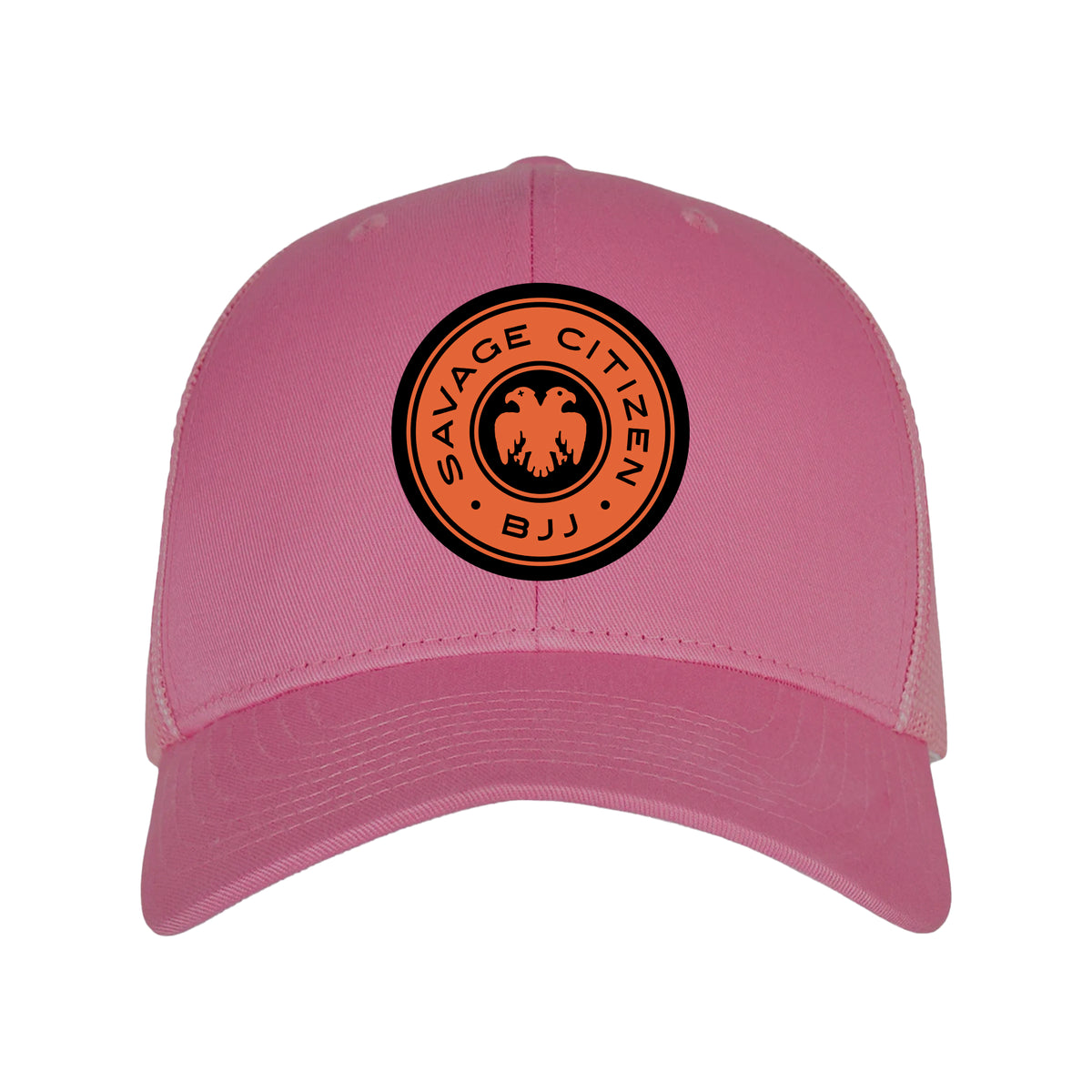 Savage Citizen Jiu Jitsu Academy Trucker Hat #8050 A (Orange Logo)