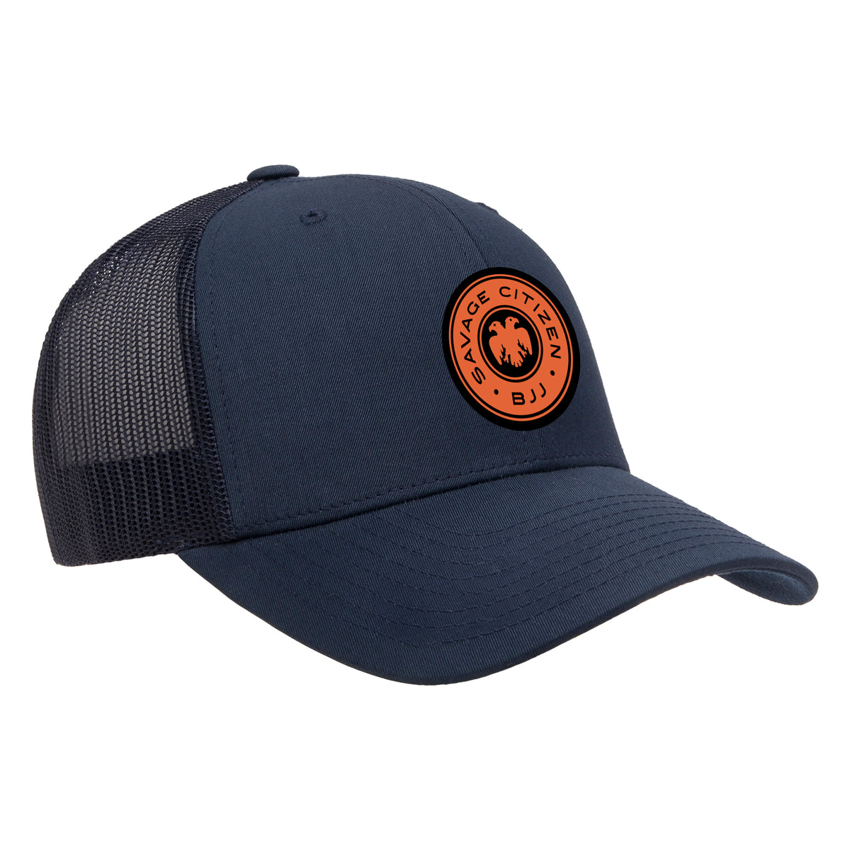 Savage Citizen Jiu Jitsu Academy Trucker Hat #8050 A (Orange Logo)
