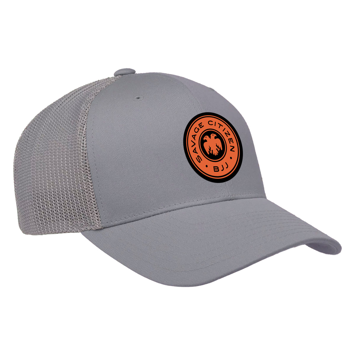 Savage Citizen Jiu Jitsu Academy Trucker Hat #8050 A (Orange Logo)