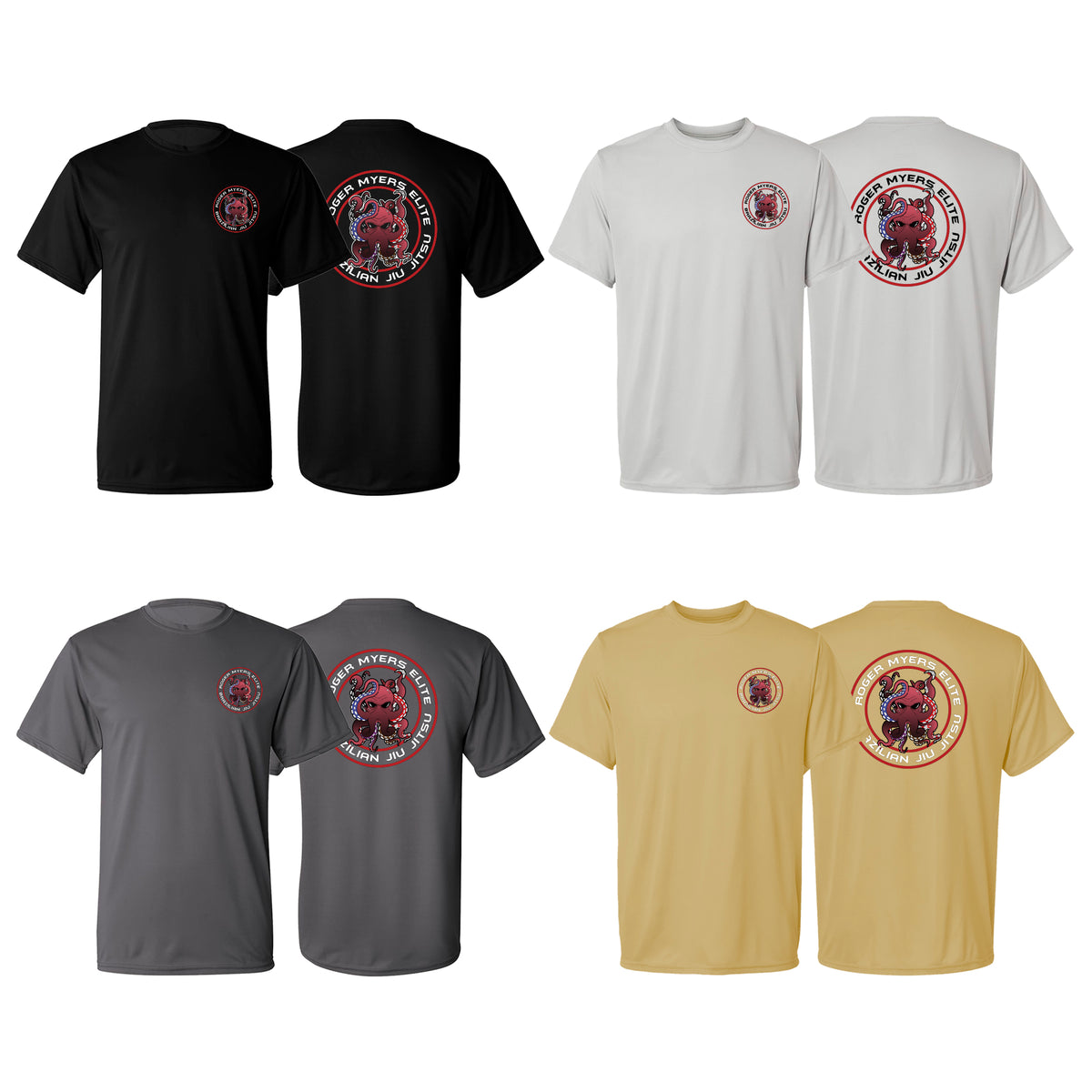 RM Elite BJJ Academy Dry Fit Shirts #8051 A