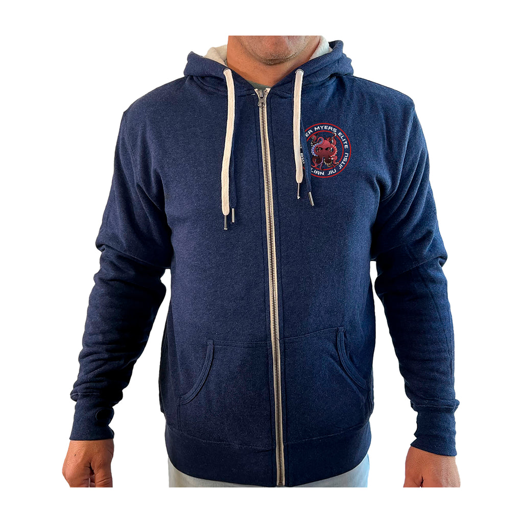 RM Elite BJJ Academy Sherpa Lined Zip-Up Hoodie #8051 A