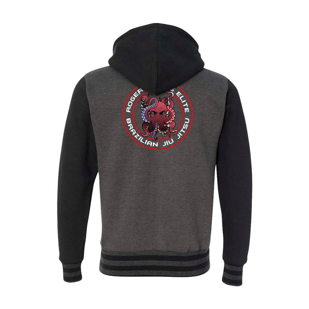 RM Elite BJJ Academy Varsity Zip-Up Hoodies #8051 A