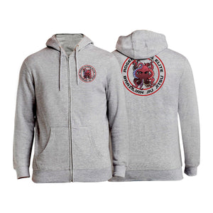 RM Elite BJJ Academy Zip-Up Hoodies #8051 A
