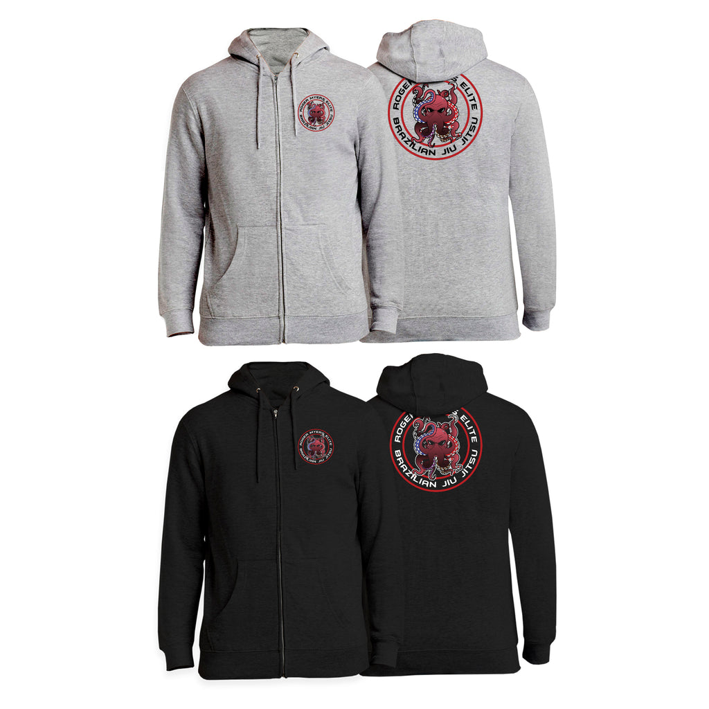 RM Elite BJJ Academy Zip-Up Hoodies #8051 A