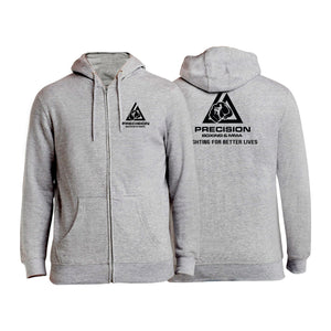 Precision Boxing and MMA Academy Zip-Up Hoodies #8052 A