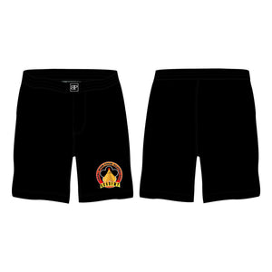 Total Wing Chun Jujitsu Ryu All Black Custom Shorts #8053 A