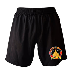 Total Wing Chun Jujitsu Ryu All Black Custom Shorts 2.0 #8053 A
