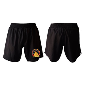 Total Wing Chun Jujitsu Ryu All Black Custom Shorts 2.0 #8053 A