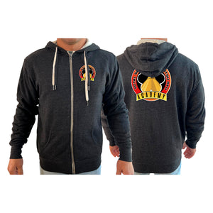 Total Wing Chun Jujitsu Ryu Academy Sherpa Lined Zip-Up Hoodie #8053 A