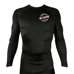 Matadero Jiu Jitsu All Black Custom Rash Guards Long Sleeves #8054 A