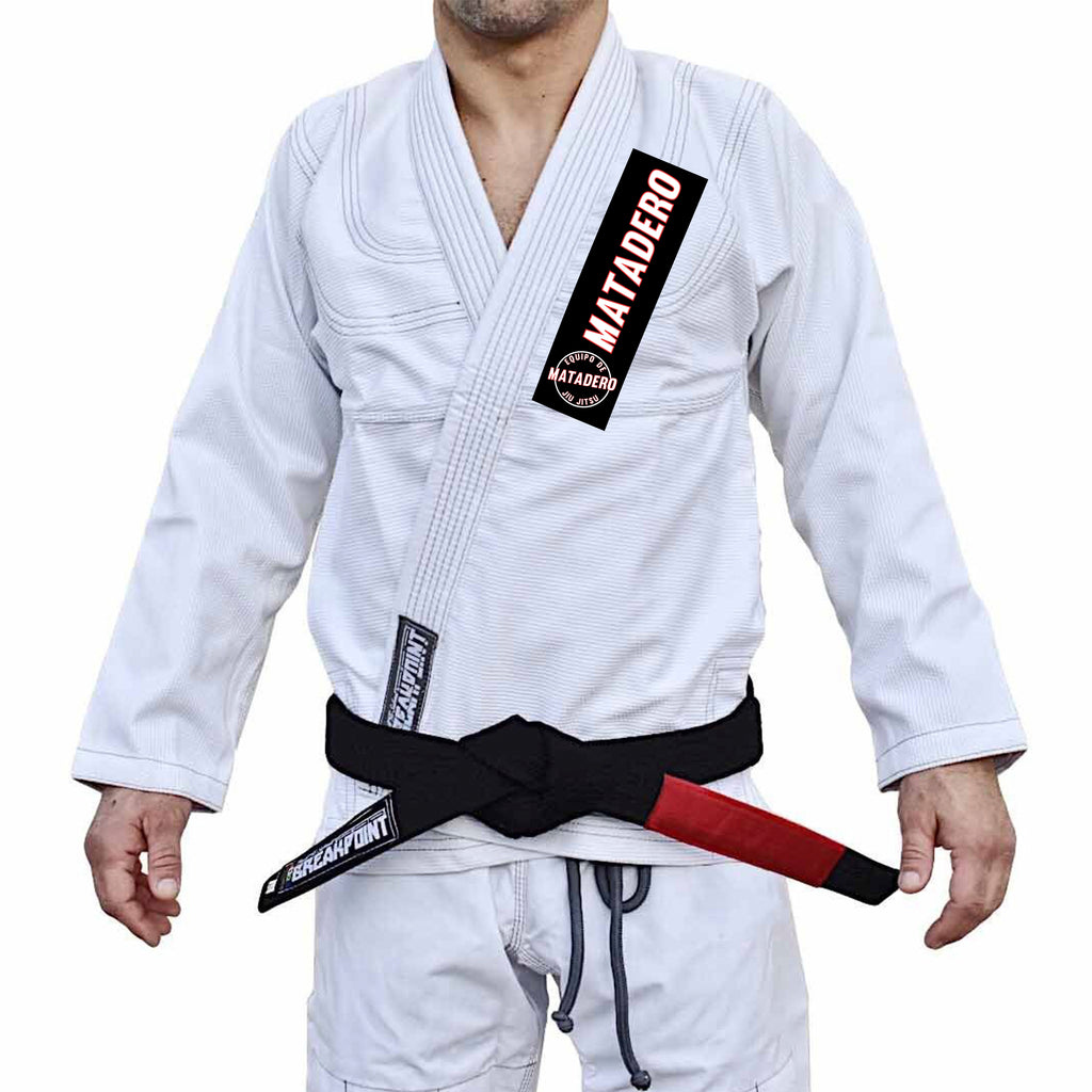 Matadero Jiu Jitsu Academy Adults Gi - White #1225 B
