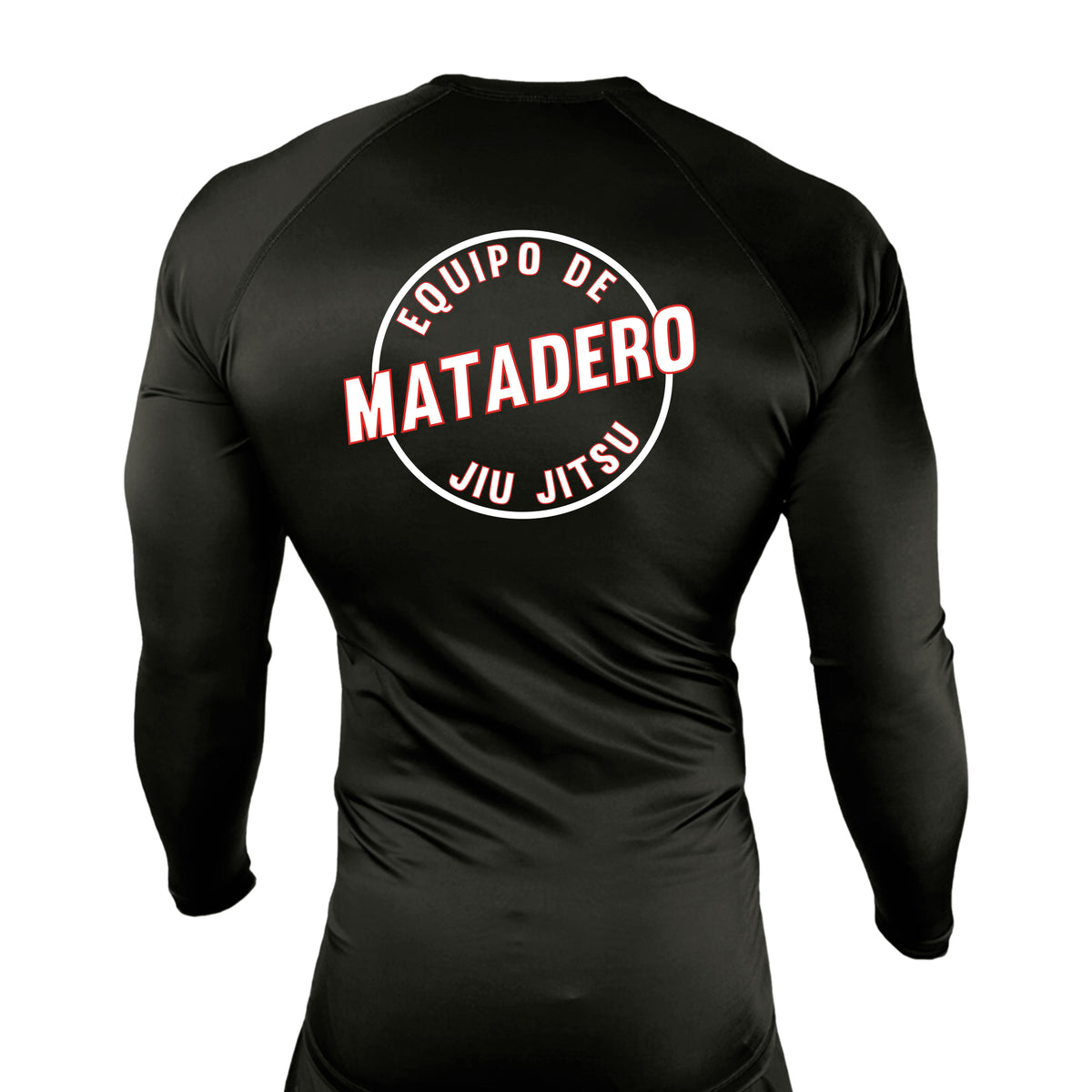 Matadero Jiu Jitsu All Black Rash Guards Long Sleeves #8054 Z