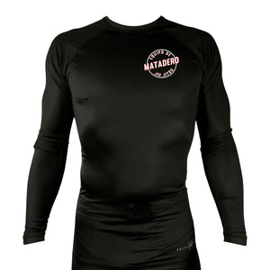 Matadero Jiu Jitsu All Black Rash Guards Long Sleeves #8054 Z