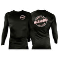 Matadero Jiu Jitsu All Black Rash Guards Long Sleeves #8054 Z
