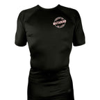 Matadero Jiu Jitsu All Black Rash Guards Short Sleeves #8054 Z