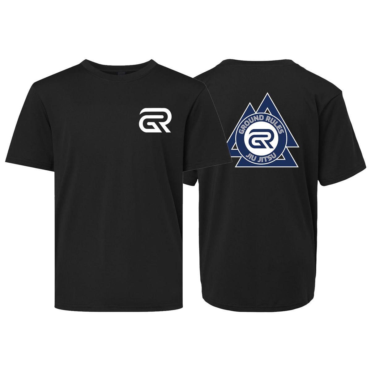 Ground Rules Jiu-Jitsu Academy Dry Fit Kids Shirts #8056 A