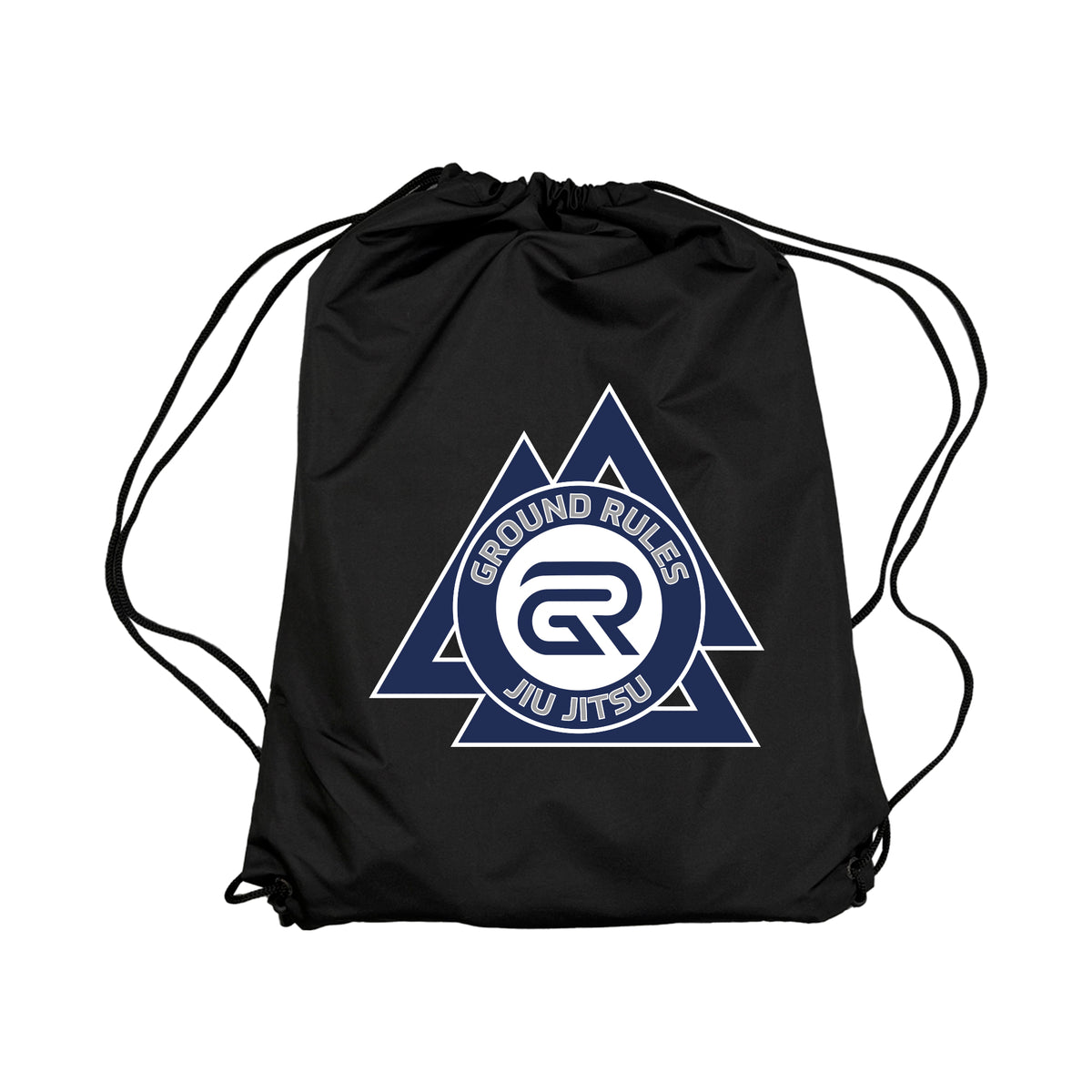 Ground Rules Jiu-Jitsu Academy Drawstring Bags #8056 A