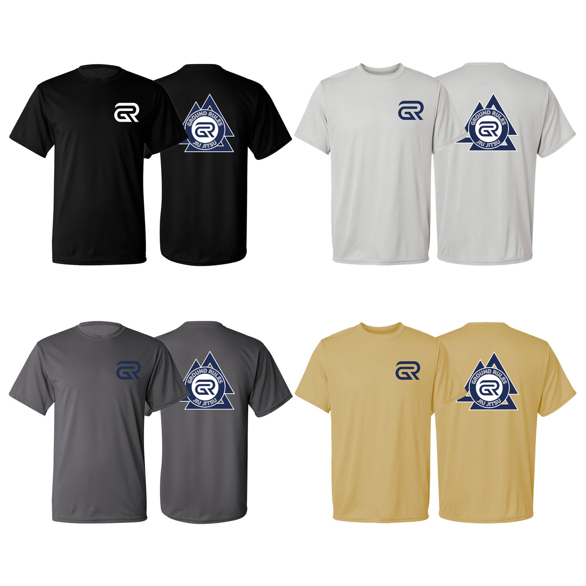 Ground Rules Jiu-Jitsu Academy Dry Fit Shirts #8056 A