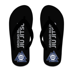 Ground Rules Jiu-Jitsu Academy Flip Flops #8056 A