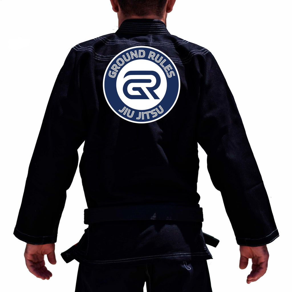 Ground Rules Jiu-Jitsu Academy Adults Gi - Black #1447 A