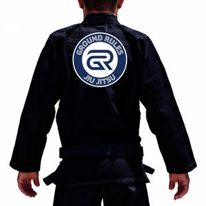 Ground Rules Jiu-Jitsu Academy Adults Gi - Black #1447 A
