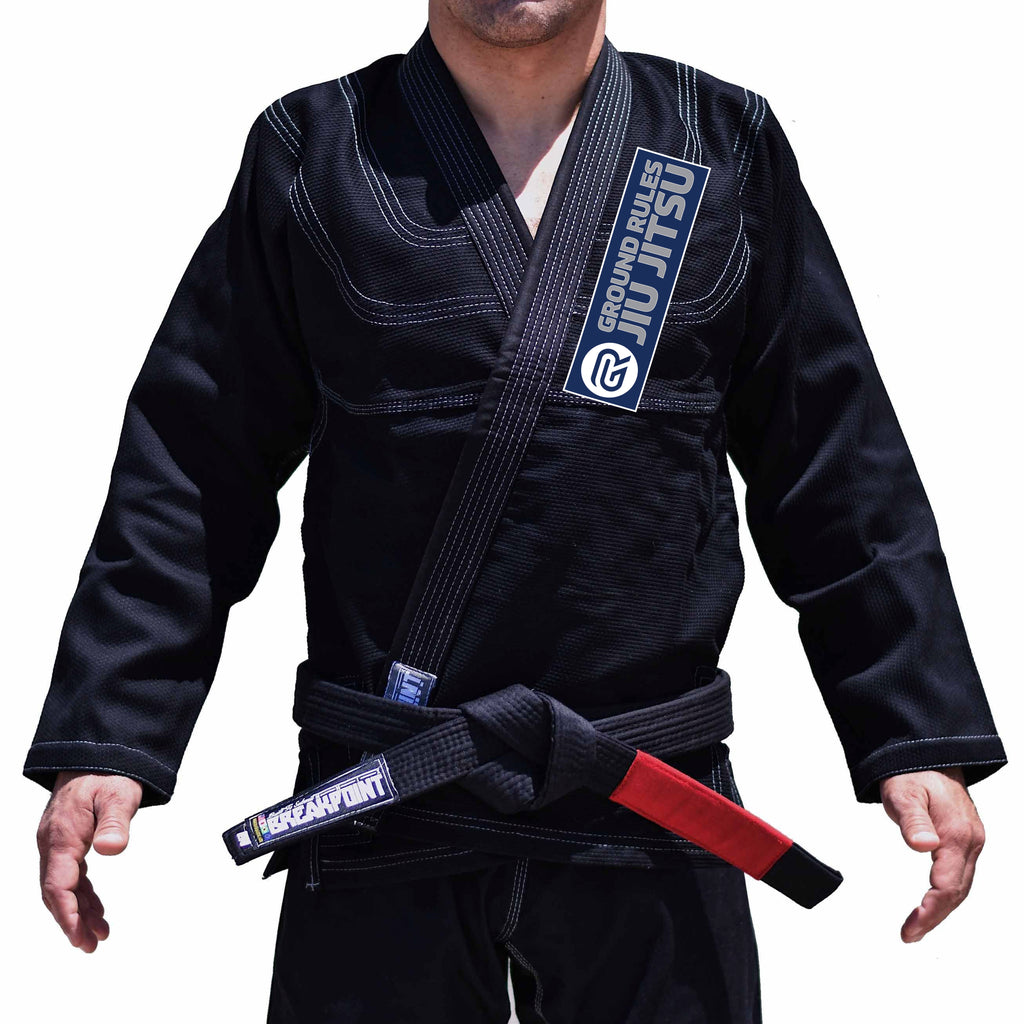 Ground Rules Jiu-Jitsu Academy Kids Gi - Blue #1447 A