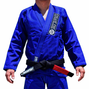 Ground Rules Jiu-Jitsu Academy Kids Gi - Blue #1447 A