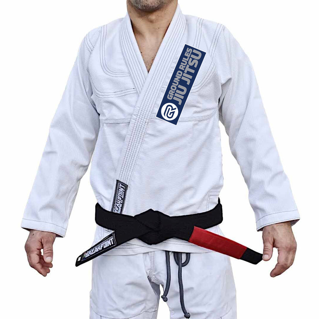 Ground Rules Jiu-Jitsu Academy Adults Gi - White #1447 A