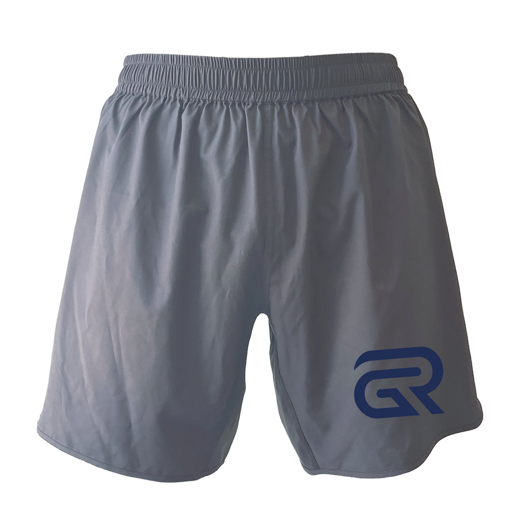 Ground Rules Jiu-Jitsu Custom Grey Shorts 2.0 #8056 A