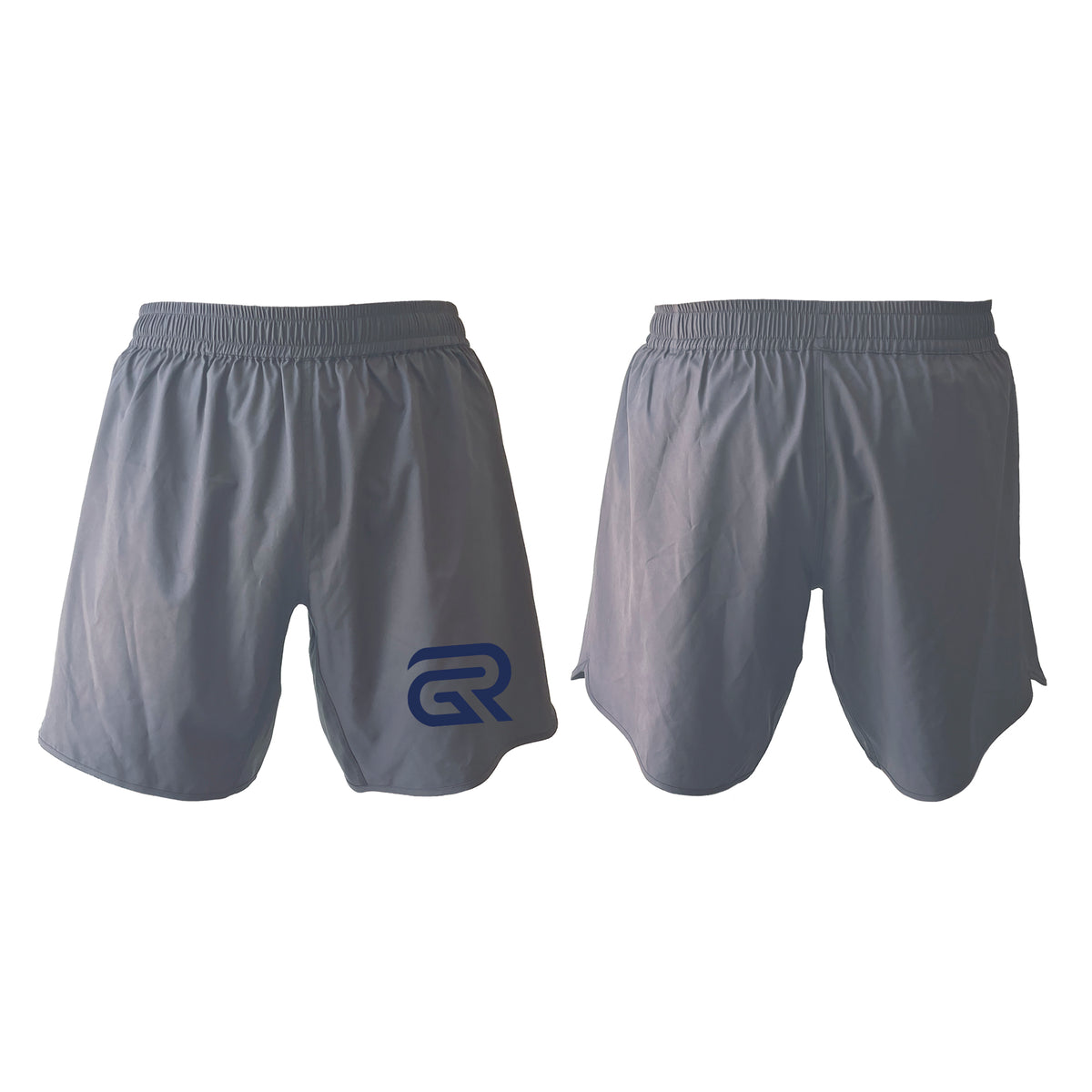 Ground Rules Jiu-Jitsu Custom Grey Shorts 2.0 #8056 A