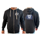 Ground Rules Jiu-Jitsu Academy Sherpa Lined Zip-Up Hoodie #8056 A