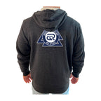 Ground Rules Jiu-Jitsu Academy Sherpa Lined Zip-Up Hoodie #8056 A