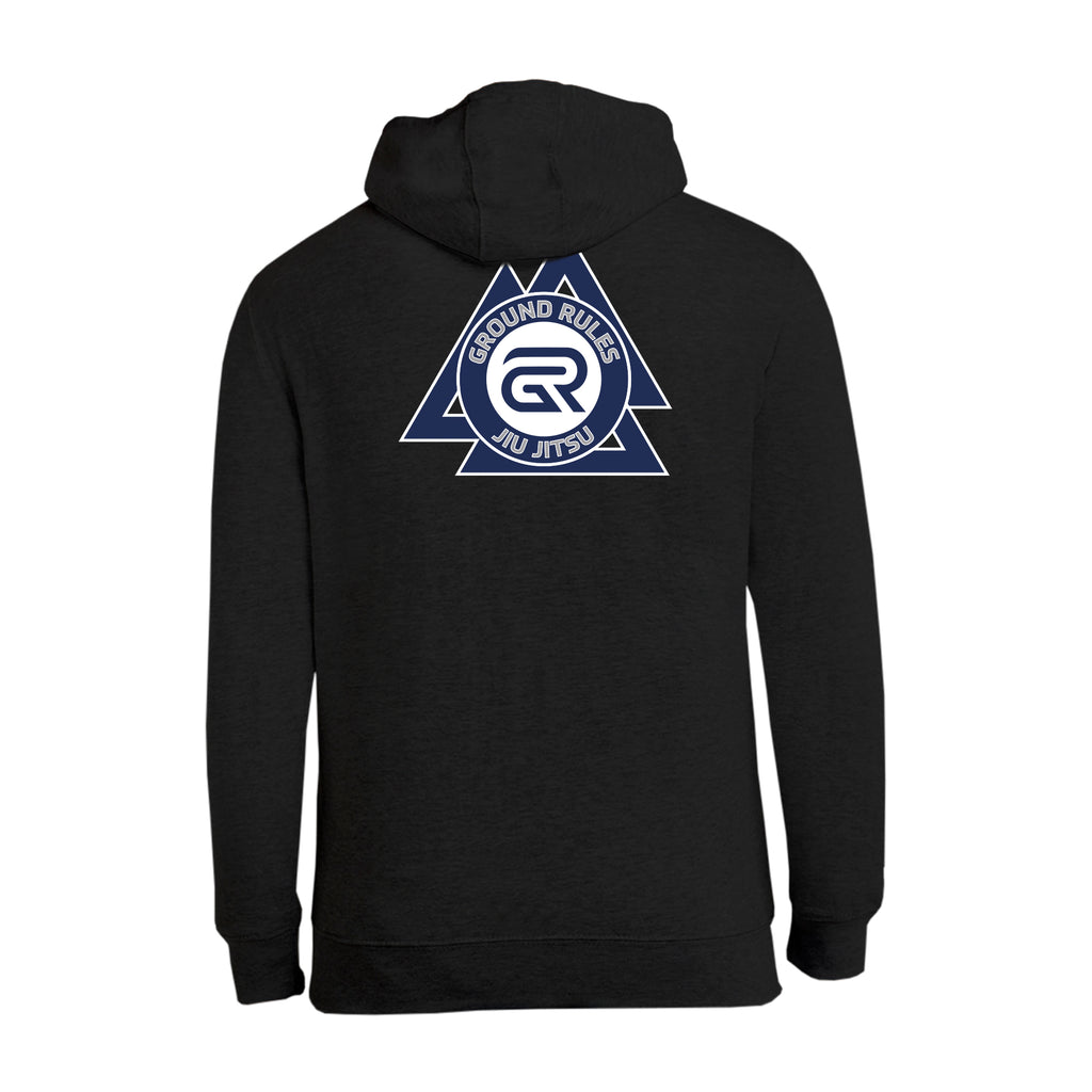 Ground Rules Jiu-Jitsu Academy Zip-Up Hoodies #8056 A