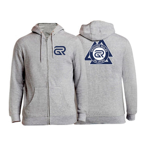 Ground Rules Jiu-Jitsu Academy Zip-Up Hoodies #8056 A