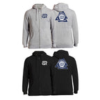 Ground Rules Jiu-Jitsu Academy Zip-Up Hoodies #8056 A