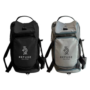 Refuge Jiu Jitsu Academy Hybrid Duffel Backpack #8057 A