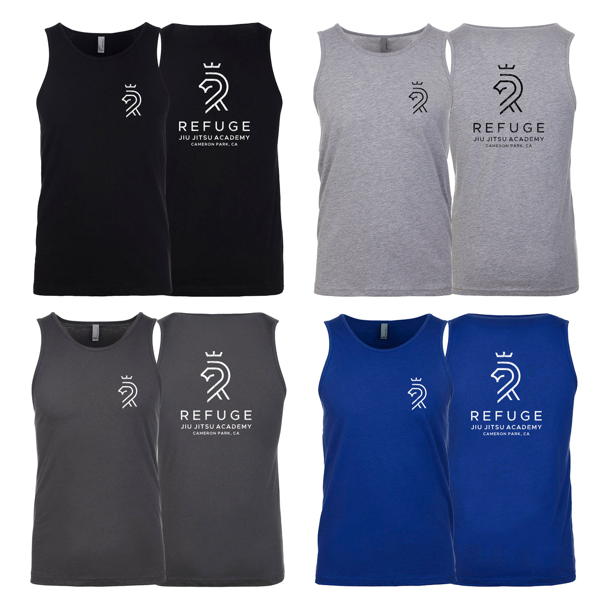 Refuge Jiu Jitsu Next Level Tank Tops #8057 D