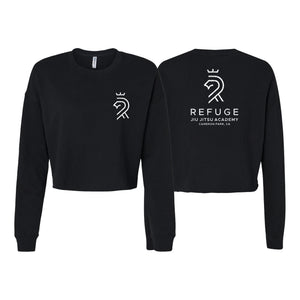 Refuge Jiu Jitsu Women's Cropped Crewneck Sweatshirt #8057 D