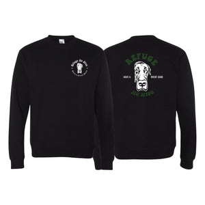Refuge Jiu Jitsu Academy Crewneck Sweatshirt #8057 E (Great Dane)