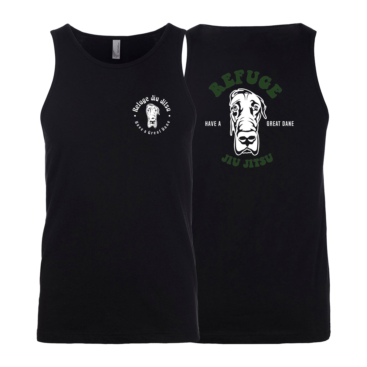 Refuge Jiu Jitsu Next Level Tank Tops #8057 E (Great Dane)