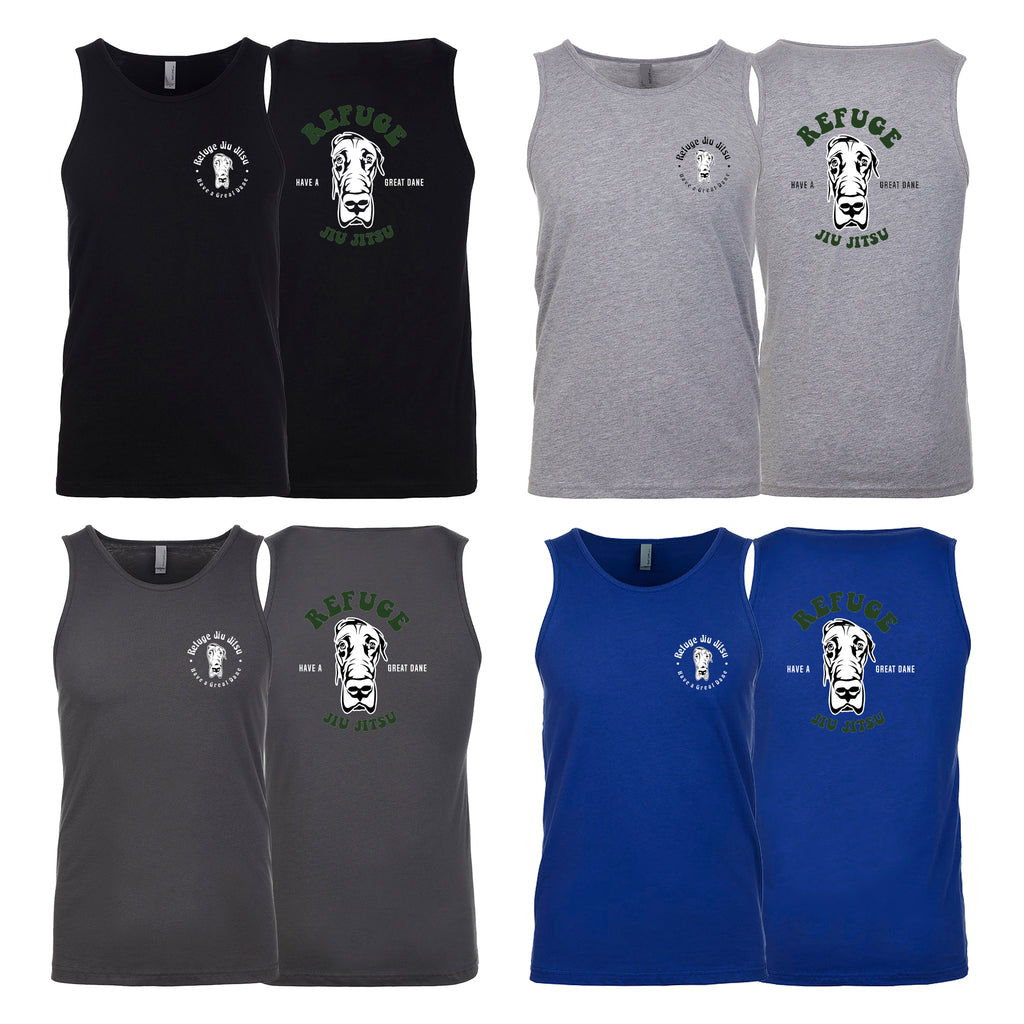 Refuge Jiu Jitsu Next Level Tank Tops #8057 E (Great Dane)